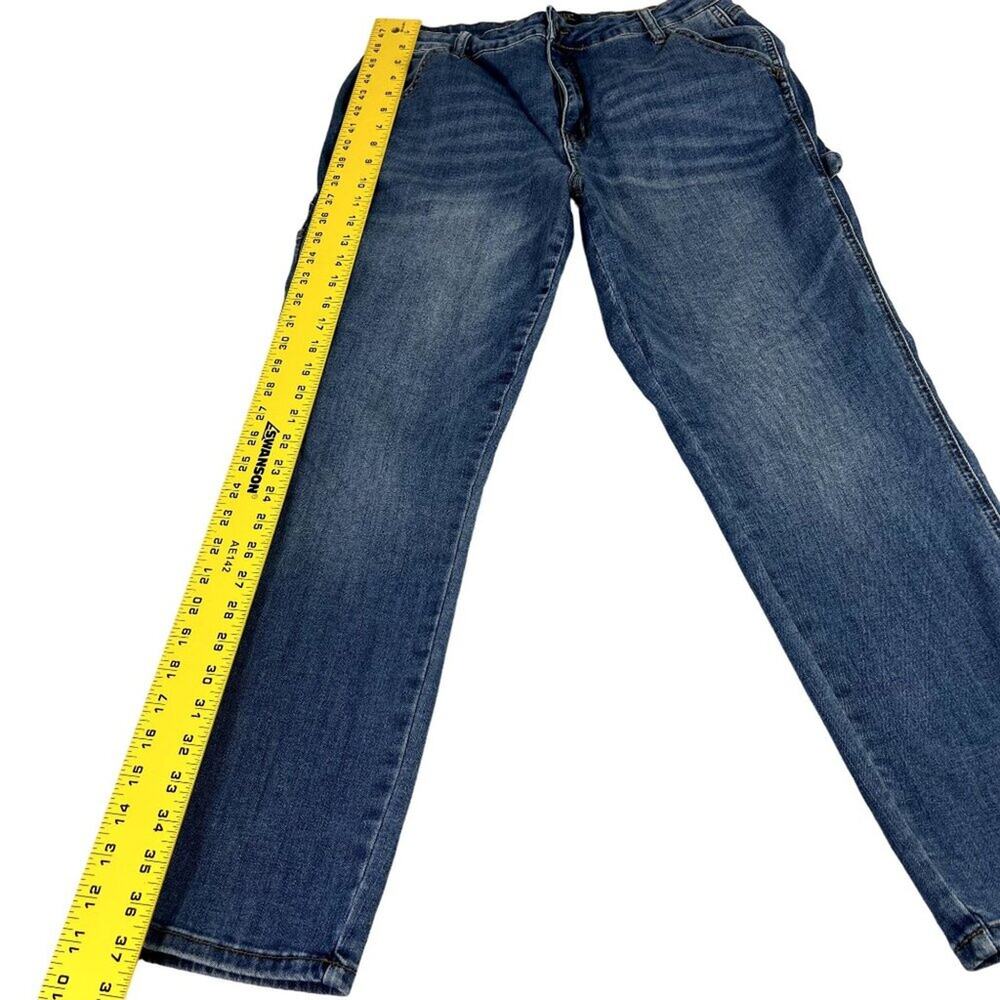 Judy Blue Jeans Womens Size 11/30 Slim Fit Carpenter Denim Style JB88302 - Picture 7 of 13